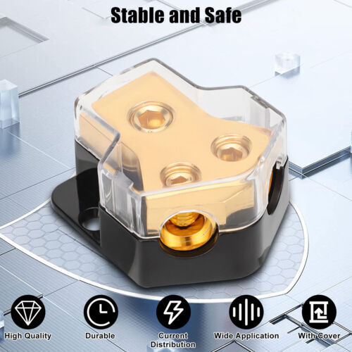 Distribution Block Easy Install Insert Wire Tighten Screw Securely Fastened - Bild 5 von 8