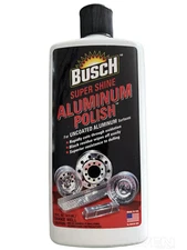 BUSCH ALUMINUM METAL POLISH Super Shine For uncoated aluminum & metals, 16 oz 