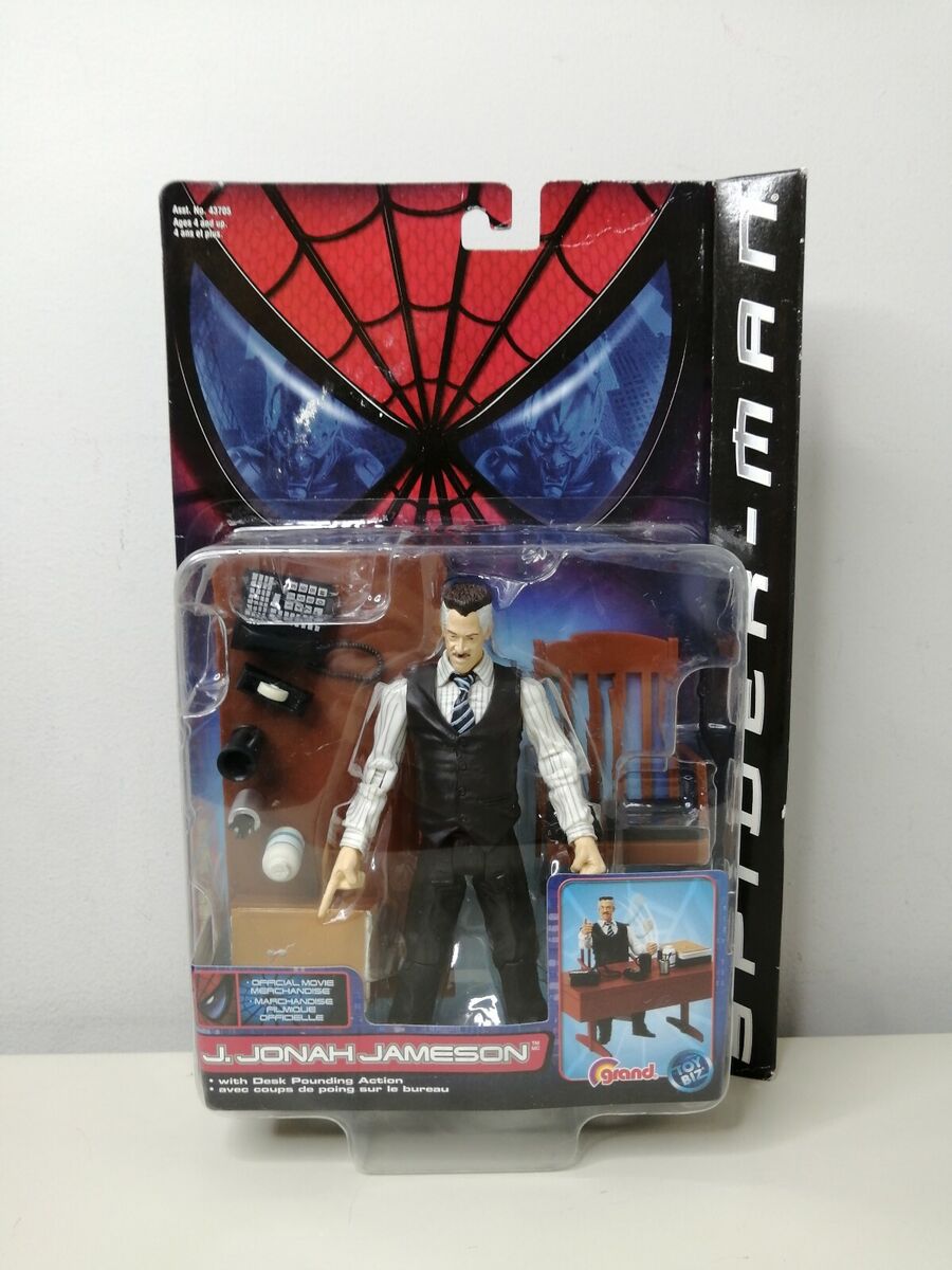 Marvel Spider-Man J. JONAH JAMESON 2001 Movie Action Figure Marvel Spider-Man J. JONAH JAMESON 2001 Movie Action Figure