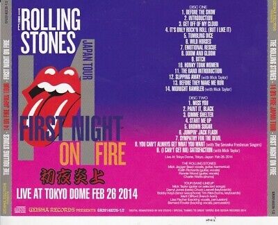 ROLLING STONES / FIRST NIGHT ON FIRE (2CD) 2014 Tokyo Dome ROLLING STONES / FIRST NIGHT ON FIRE (2CD) 2014 Tokyo Dome
