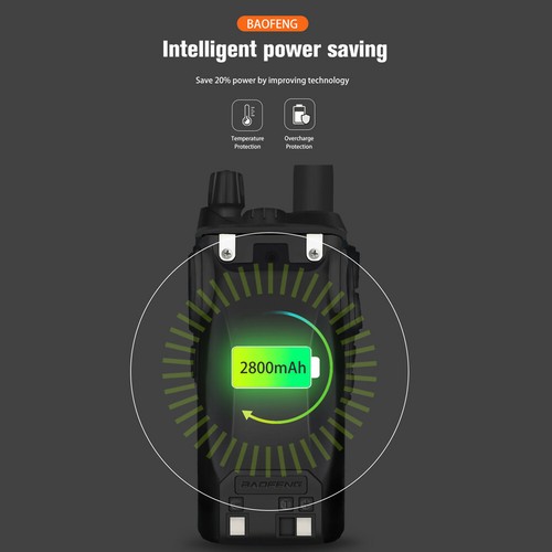  Radio bidireccional HAM de doble banda de 5 W portátil UV-82 Walkie Talkie para hablar - Imagen 5 de 12