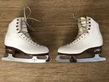 SP Super Teri Ice Skates Sheffield Professional Freestyle Blades Sz.???