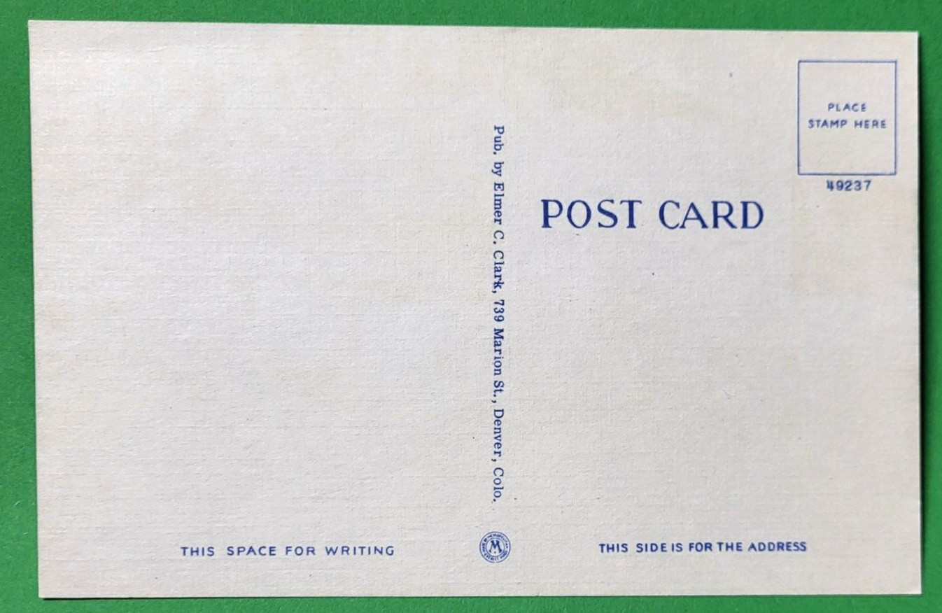 Moffat Tunnel  Railroad Postcard Elmer Clark