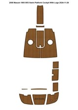 Tappetino Beneteau Flyer 7.7 Spacedeck 2016 piattaforma nuoto abitacolo barca EVA teak