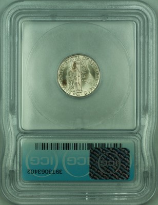 (完全未使用) アメリカ合衆国　マーキュリーダイム(10セント)銀貨1941 S 1941-S Mercury Silver Dime 10c Coin ICG MS-67+ | eBay