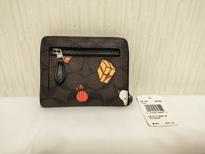 Coach CE708 Coach Peanuts Small Zip Around Wallet In