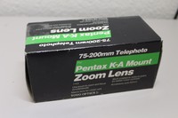 75-200mm Toyo Telephoto Lens For Pentax K-a Mount Zoom Lens F/4.5 75-200mm Toyo Telephoto Lens For Pentax K-a Mount Zoom Lens F/4.5