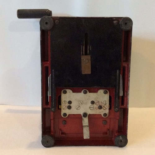 Vintage F & E Check Protector Hedman Co Chicago Office Decor Old Keys Upcycle - Picture 8 of 8