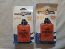 Lot Of 2 Splat-R-Ball 20,000 Orange WaterBead Blaster Refills