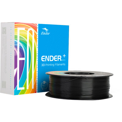 Creality PLA+ Filament Black, 3D-Filament, schwarz
