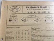 Revue technique Volkswagen COCCINELLE