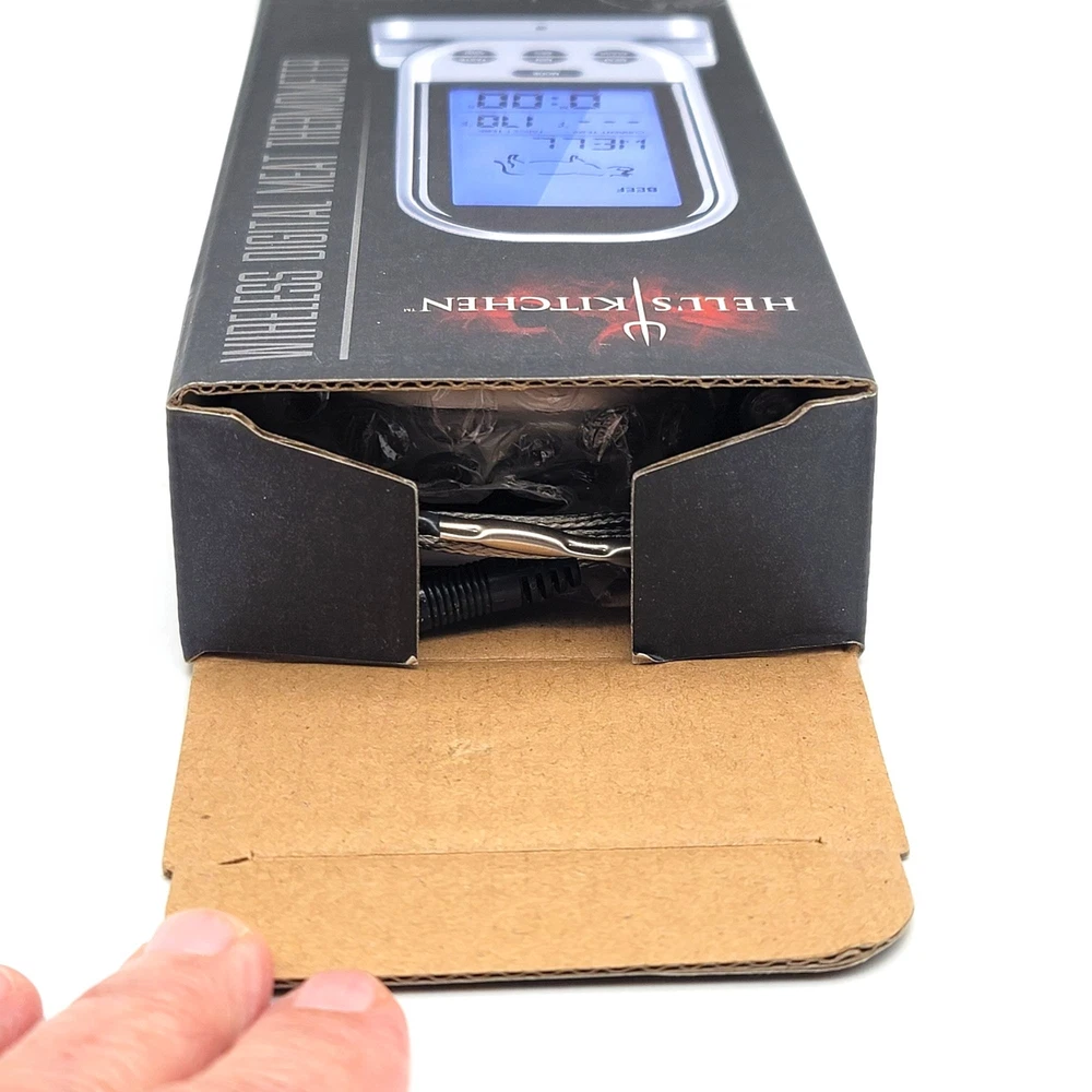Meat Thermometer Wireless Digital Grilling Beef Chicken Pork Kitchen Oven Gift