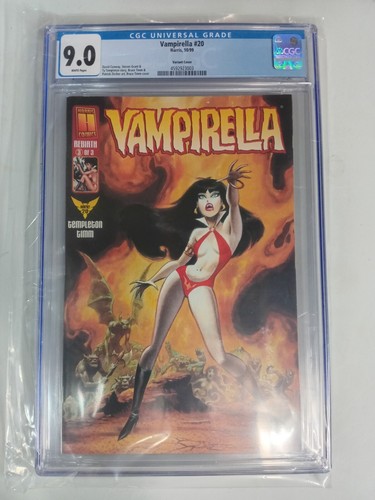 Vampirella #20 1999 Bruce Timm Cover CGC 9.0
