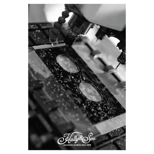 Lunettes de soleil pantos marron Rétro Hally & Son hs850 style Moscot Lesca - Photo 6 sur 11