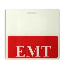 EMT Badge Buddy - Horizontal - Hospital ID Card Emergency Medical Technician