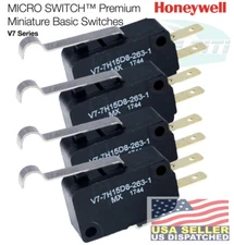 (Pack of 4) Club Car Golf Cart Part 3 Prong Micro Switch Replace OEM #1014807