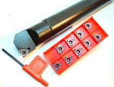 1x threaded drill rod D32mm + 10x 16IR-ISo-2.5 full profile for steel and VA