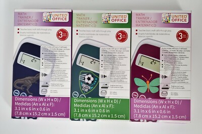 Electronic Basic Math Trainer 4 Play Modes with 5 Skill Levels