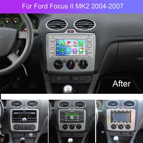 Für Ford Focus II MK2 2004-2007 Android 15 Autoradio GPS Navi BT CarPlay 2+64GB - Bild 4 von 20