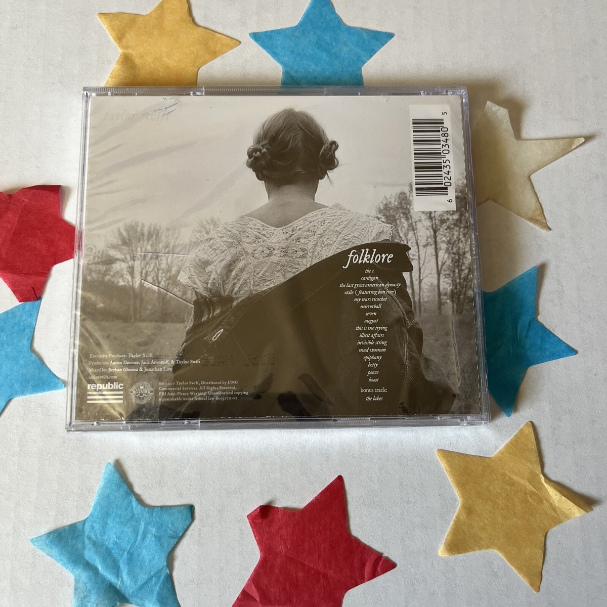 Taylor Swift SIGNED Folklore CD Authentic Autograph New