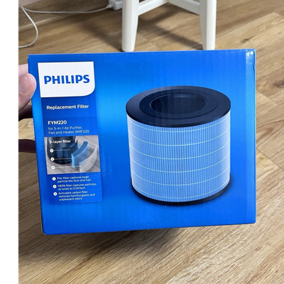 Philips FYM220 Ersatzfilter für Luftreiniger, 3-lagig HEPA/Aktivkohle 1 Stk.