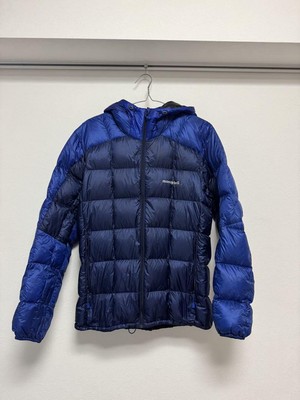 Mont-bell Superior Down Parka Jacket Navy/Blue Men's L Size Used