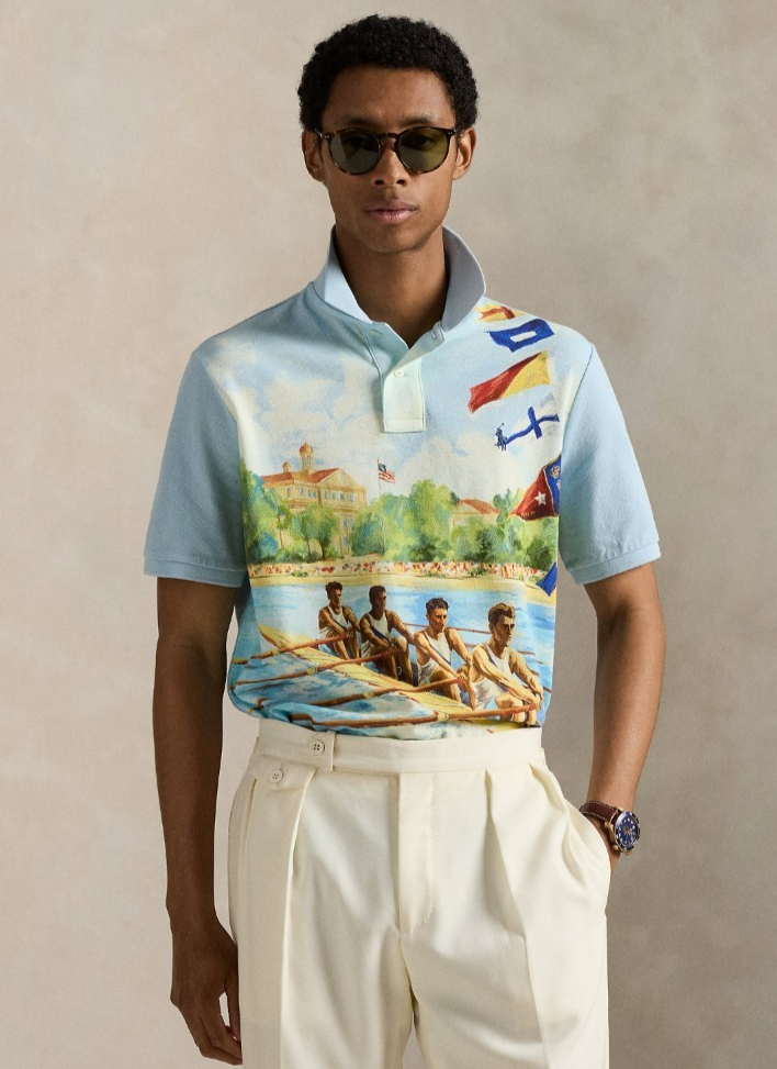 Polo Ralph Lauren Regatta Rowing Graphic Polo Classic Fit Shirt