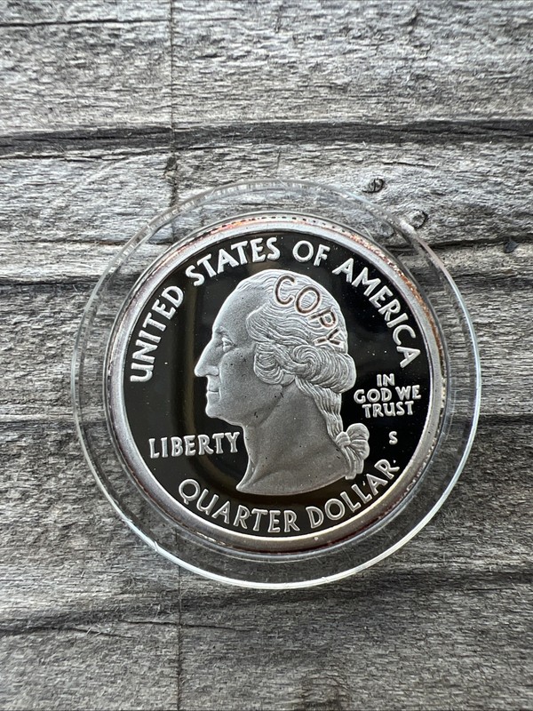 2004-S Washington DC Quarter Proof Copy in Coin Case