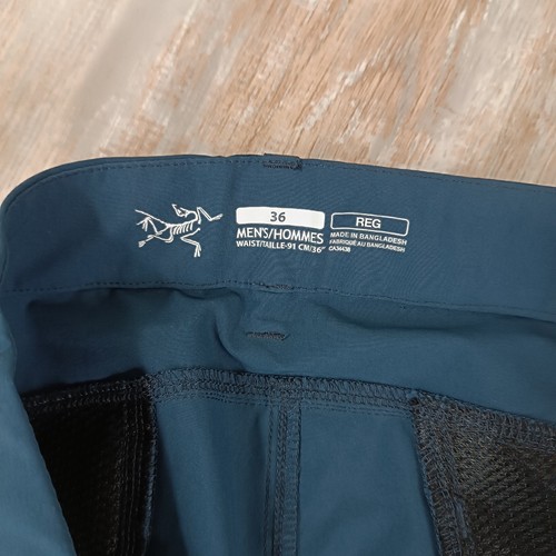 Arc'teryx Hose Gr. 36 Herren Outdoor Stretch Gürtel Blau - Bild 11 von 11
