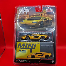 MINI GT 1:64 Lamborghini Countach LPI 800-4 Yellow miJo Exclusive Limited