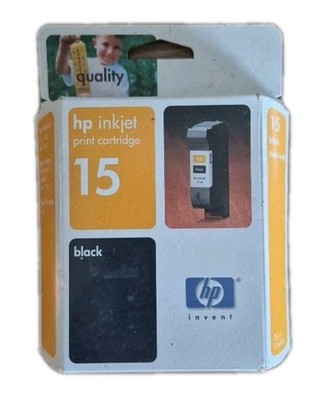 HP 15 C6615DN Black Ink Printer Cartridge OEM Hewlett Packard NOS Exp MAY 2003 
