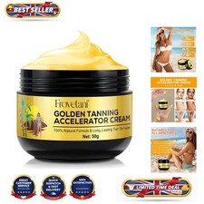 Golden Tan Accelerator 50g - Natural Moisturizing Tanning Cream for Face & Body