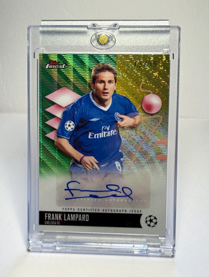 Topps Finest UEFA Club Competitions 2025/26 Frank Lampard Auto BA-FL 73/99