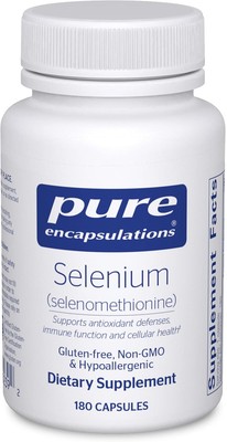 Pure Encapsulations Selenium - 200 mcg - for Healthy 180 Count (Pack of 1) 