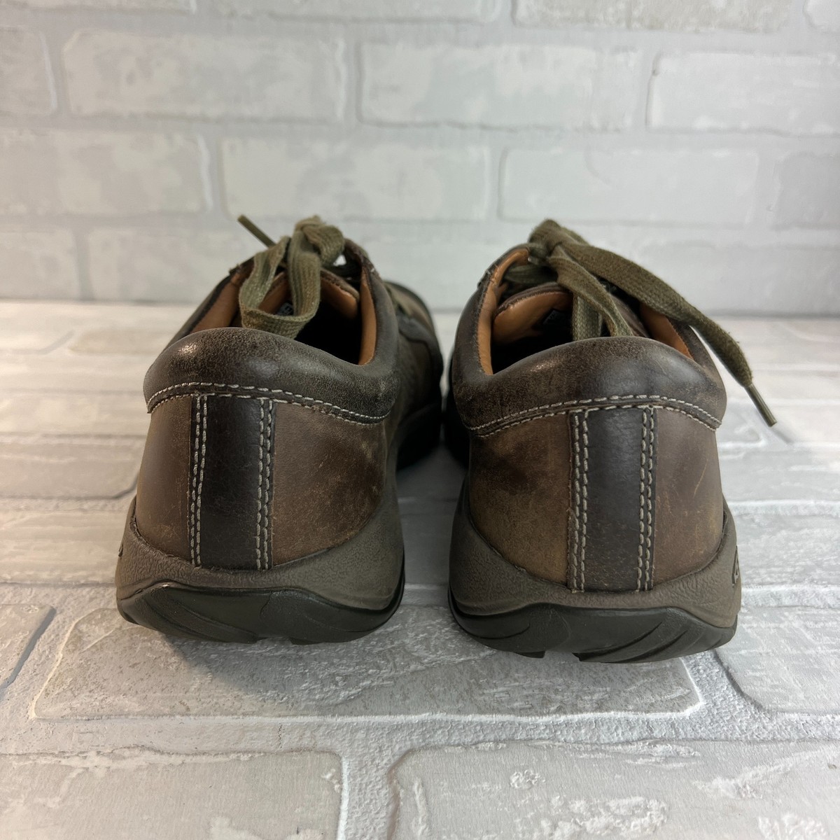 KEEN Austin Leather Oxford Shoes Brown Lace Up Casual Comfort Fall Outdoor 9.5 Keen Men main image 4