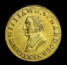 1834 William H. Seward Gubernatorial Campaign Medal Hard Times Token