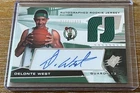 DELONTE WEST 05-06 Upper Deck UD SPx AUTO AUTOGRAPH JERSEY RC ROOKIE #0159/1999!