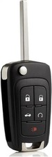 5 Buttons Flip Key Fob Keyless Entry Remote Replacement -P/N 13504200