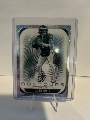 2025 Panini Phoenix Football - Contours Jalen Hurts #26 Silver Lazer /149