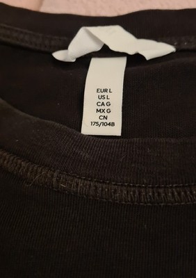 H&m T Shirt Schwarz Gr L Damen