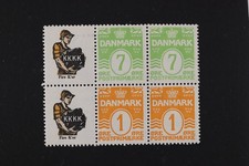 Denmark SC RE31 RE34 Booklet Pane MNH Stamps