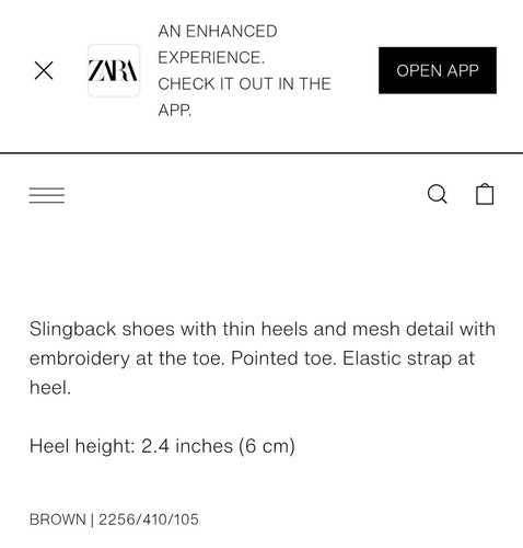 ๐๏ธ ZARA Beaded Floral Embroidered Mesh Slingback Pumps Pointed Toe Sandals - 6 - Picture 8 of 22