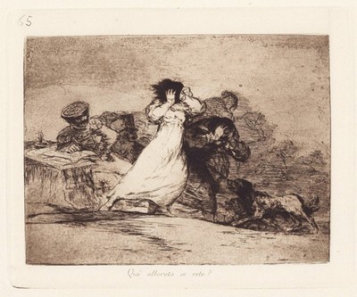 Francisco de Goya - Plate 65 from Los desastres de la guerra etching Radierung