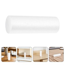 12 Pcs Polystyrene Craft Tubes Foam Cylinders White for DIY Modeling
