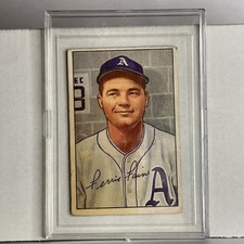 1952 BOWMAN BASEBALL CARD #154 FERRIS FAIN Philadelphia Athletics