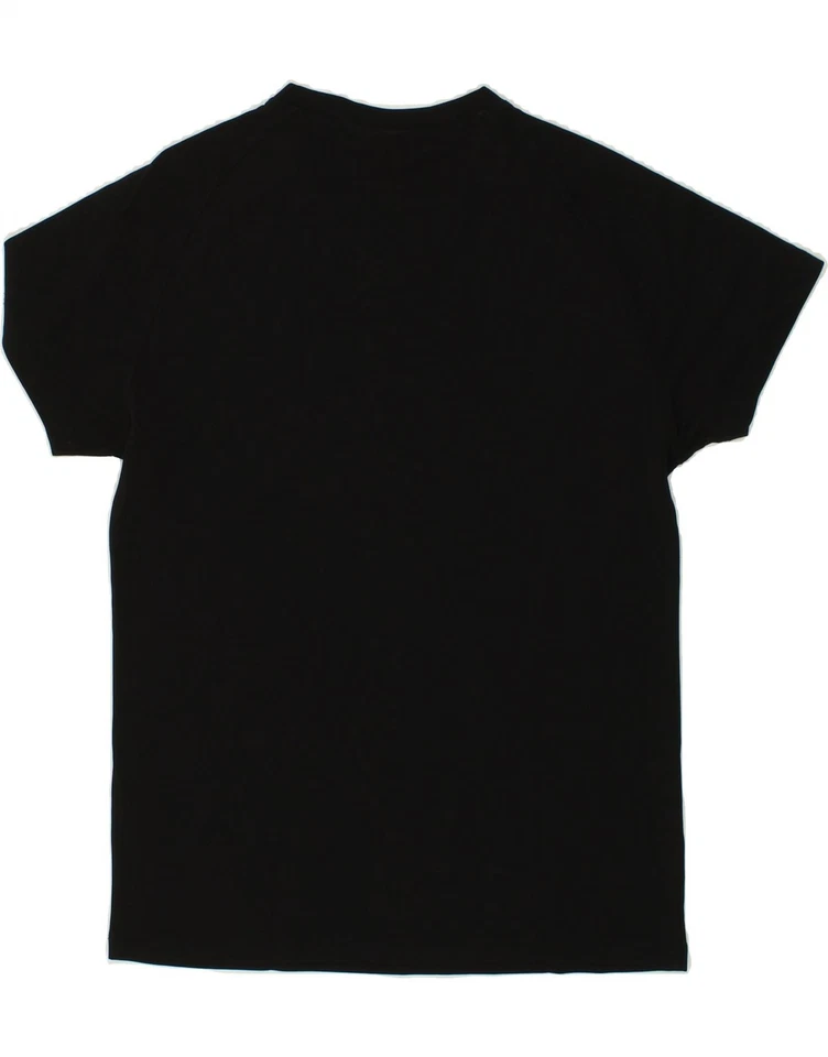 TRUSSARDI JEANS Mens T-Shirt Top Medium Black Polyamide AK08 - Image 2 of 3