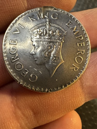 1 Rupie Indien 1938 sehr seltenes Jahr Silber 0,917% -11,66g 30,5mm - zu bestätigen - Bild 2 von 13