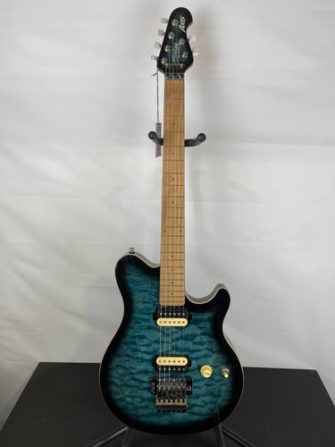 Excellent Sterling AX50QM Axis Electric Guitar, Roasted Maple Fingerboard, Yucat