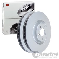 2X NK Bremsscheiben 356Mm BelÜFtet Vorne Passend FÜR Audi A6 A7 A8 | 3147155