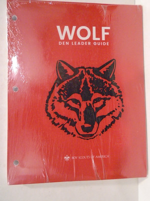 BOY SCOUTS #646722 WOLF DEN LEADER GUIDE NEW IN PACKAGE